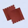 Fabricante: Servilletas de Color Sólido Teñidas con Encaje y Bordes Ondulados de Colores para Fiestas de Cóctel, Amazon Transfronterizo