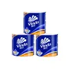 Papel Higiénico Vinda Blue Classic de 4 Capas con Centro, 27 Rollos por Caja, Rollo de Papel Higiénico Doméstico de 140g