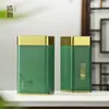 Latas Pequeñas de Té, Latas de Hierro, Capacidad de Media Libra, Adecuadas para Té Negro y Té Verde, Latas Vacías Cuadradas de Metal para Empaque de Té, Al por Mayor en Stock