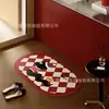 Youli Retro Lujo Ligero Alfombrilla Absorbente de Barro de Diatomeas Puerta de Baño Alfombrilla para Pies de Secado Rápido Alfombrilla para Baño Hogar Alfombrilla para el Hogar