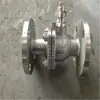 Válvula de Bola con Brida de Acero Inoxidable SS304 304L 316 316L 321 Rongye Fabricante Venta Directa
