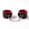 Conjunto de Couro Sexy de Oito Peças para Casais, Adereços para Sedução e Bondage, Brinquedos e Acessórios Adultos Sm para Treinamento Feminino