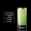 Taza de Vidrio Resistente al Calor Manzana Verde para Agua, Bebidas de Jugo, Whisky, Cerveza, Juego de Vasos Domésticos, Se Puede Imprimir con Logo