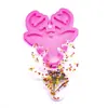 Chaveiro de Silicone com Cabeça de Rena de Natal, Molde de Gotejamento de Gel, Para Fazer DIY de Bolo de Chocolate para Assar