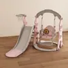 [Escada para Bebê com Escorregador para Uso Familiar Interno e Externo, Balanço para Crianças, Piscina de Bolinhas para Bebê, Bolas Oceânicas]