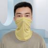 Mascarilla Mágica de Punto de Viscosa de Color Sólido para Primavera y Otoño para Hombres y Mujeres, Mascarilla Transpirable de Protección Solar para el Cuello para Ciclismo al Aire Libre, Multiusos