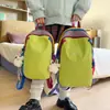 Mochila Casual Cross-Border Estilo Novo Color-Blocking Cor Dopamina para Viagens ao Ar Livre, Esportes, Montanhismo e Caminhada, Mochila de Grande Capacidade