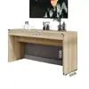 Quarto padrão de hotel, conjunto completo de rack para TV, projetado para quartos de hóspedes, rack de TV simples, adequado para apartamentos e pousadas, mesa retangular longa