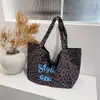 Bolso de mano único con estampado de leopardo para mujer, nuevo y moderno bolso ligero de otoño 2026 para la escuela y el trabajo, bolso de hombro de gran capacidad