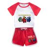 Space Wolf Kill Boy Terno de Verão Novo Bebê Roupas de Algodão Shorts de Manga Curta Casual Conjunto de Duas Peças