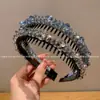 Exquisita Diadema Retro Estilo Coreano con Dientes, Antideslizante, de Gama Alta, Versátil Pasador Diadema para Salir y Lavarse la Cara, Accesorios para el Cabello para Mujeres