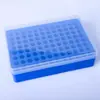 Caixa de gelo de plástico com 96 poços caixa para tubos de congelamento de 1,5/2ml caixa de tubos eptube caixa para tubos de centrífuga de congelamento de temperatura ultrabaixa atacado de fábrica