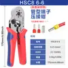 Pinzas de crimpado tipo aguja tipo tubo terminal pinzas de crimpado manual alicates para cableado mini electricista herramienta de carraca traje YEFYM