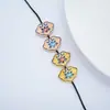 DIY Liga de Zinco Esmaltada com Pingente de Óleo Lótus Cloisonné com Nuvem Auspiciosa Lótus Costas Nuvem Espaçador de Três Vias Contas Acessórios Metal Esmaltado