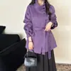 Abrigo de Lana de Hija de Familia Rica para Mujer Otoño Invierno Nuevo Estilo Coreano Chaqueta Corta de Lana Petite