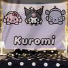 Tela Colgante de Fondo de Dibujos Animados Súper Linda de Kuromi, Famosa en Internet, para Habitación Dormitorio Decoración de Cabecera Anime Habitación