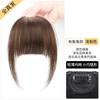 Peruca com Franja Comic Bangs Cabelo Liso Natural na Frente para Mulheres Franja Falsa Invisível Fio de Pesca Franja de Ar Qi Peruca