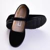 Sapatos Chunnuanfang Autênticos Atacado Sapatos de Trabalho Pretos para Hotel para Mulheres Sapatos de Tecido Old Beijing Femininos Planos Confortáveis Antiderrapantes