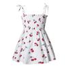 Vestidos de Verano Europeos y Americanos para Bebés, Vestidos de Moda para Niños Pequeños, Vestidos de Tirantes Elegantes para Niñas Delgadas, Vestidos Florales para Niños