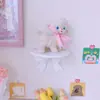 Prateleira de Parede para Decoração de Quarto Feminino, Sem Furos Rosa Estilo Japonês Rack de Armazenamento de Parede Bow Soft Girl