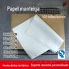 Óleo de cozimento Papel de panificação Óleo alimentício absorvente de papel especial à prova de óleo à prova de óleo Bolo de Stall Bolo de silicone Óleo de panificação Bandeja de placa de panificação Papel