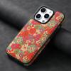 Capa de Celular Estilo Europeu Floral Adequada para Iphone18Promax 16Plus Carregamento Sem Fio Magsafe Capa Traseira