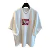 Camiseta Blanca de Manga Corta 100% Algodón para Mujer Verano 2026 Nuevo Estilo Caliente Europeo Talla Grande Top Holgado Aspecto Adelgazante Camiseta Ins