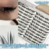 Pestañas postizas de volumen súper alto estilo zorro americano, suaves y no irritantes, crean fácilmente ojos de cómic, adecuadas tanto para looks ligeros como intensos, sin restricciones de maquillaje