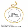 Pulseira de Aço Titânio Europeia e Americana Nova Mais Vendida de Aço Inoxidável para Mulheres, Galvanizada a Vácuo em Ouro 18K Real, Acessório de Joia Moderno e Versátil