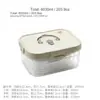 Conjunto de 5 Caixas Organizadoras de Geladeira Transfronteiriças, Caixas Organizadoras Empilháveis, Seguras para Micro-ondas, Recipientes Selados de Grande Capacidade para Cozinha Atacado