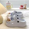 Zuecos Mary Jane con soporte de arco de EVA, DIY, creativos, versátiles, ligeros, cómodos, pantuflas cerradas para exteriores para mujer, verano
