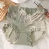 Pantalones de encaje de cintura alta para mujer Pantalones de mujer Bragas transpirables que no marcan para abdomen pequeño Levanta glúteos Entrepierna antibacteriana Tallas grandes Bragas para mujer