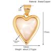 K90 Nuevo Colgante Pequeño de Corazón Arcoíris Amor Gota de Aceite Circonita