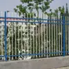 Cerca de aço galvanizado, muro de ferro forjado para área residencial, guarda-corpo de aço galvanizado, jardim de vila, guarda-corpo de aço galvanizado anti-escalada para escola