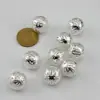 Acessórios de ferro para bola oca de metal dourado prateado 6-20mm em estoque acessórios de joalheria