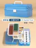 Caja de herramientas para estudiante de arte almacenamiento de pintura hardware plegable para pintura china pintura Estudiantes de primaria primer grado polvo