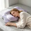 Almohada Grande para Orejas Transfronteriza de Comercio Exterior Amazon Forma de Mariposa Espuma Viscoelástica Protección del Cuello Espuma Viscoelástica Rebote Lento Espuma Viscoelástica de Presión Cero