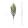 Amazon Transfronteiriça Norfolk plástico de toque suave ramo único de pinho com 13 ramos, planta verde artificial ornamento de decoração de Natal