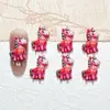 Acessórios de Unhas Artísticas Tendência Novo Mix Desenho Animado Sortidos Populares Laços de Resina Pequenas Decorações Flores