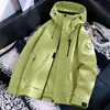 Chaqueta de moda para pareja para exteriores, unisex, tres en uno, forro interior desmontable, forro polar cálido, abrigo engrosado a prueba de viento