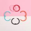 Hebilla de pintura de color creativo de 32 mm hecha a mano DIY ganchillo llavero accesorios gancho metal hebilla hecha a mano