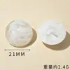 Botones Plásticos de Colores con Base Alta y Acabado Brillante con Forma de Hongo para Abrigos de Mujer y Niños, Suéteres, Cárdigans de Punto, Botones Decorativos Cosidos a Mano