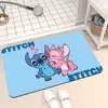 Alfombrilla de Piso Cosida Barro de Diatomeas Antideslizante Absorbente Suave Alfombrilla de Piso Impresa para Baño Felpudo para Cocina Alfombra para Inodoro