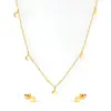 Estilo japonés y coreano diseño fresco y simple corazón geométrico estrella colgante acero inoxidable collar pendientes conjunto fábrica al por mayor