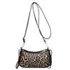 Parche de Estampado de Leopardo 2025 Nuevo Retro Estilo Coreano Lazo Moda PU Trendy Distintivo Elegante Bolso Bandolera de Hombro