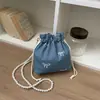 Bolso tipo cubo retro minimalista nuevo, bolso casual de moda, bolso de hombro y cruzado para mujer con textura, novedad otoño 2026
