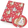 Navidad Acebo Dibujos Animados Serie de Cobayas Patrón Impreso Delgado Algodón Poliéster Hecho a Mano diy Parche Bolsas Mantel Camisa Pijama