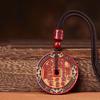 Collar con Colgante de Fantasma de Montaña de Cinabrio Unisex Llavero Año de esta Vida Colgante Marea Nacional Regalo para Pareja en stock
