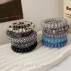 Cuerda para el pelo de color de chica dulce de moda, cuerda para el pelo de línea telefónica, banda de goma de alta elasticidad y duradera, accesorios para el pelo de mujer