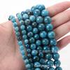 Cuentas Sueltas de Ágata India Natural Ojo de Tigre Redondas Accesorios Semi-acabados Pulsera de Cuentas DIY Collar